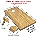 GoSports 4'x2' Regulation Size Wooden Cornhole Boards Set | Includes Carrying Case | Full Regulation Size Bean Bag Toss Boards