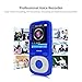 MP3 Player with Bluetooth, 16GB Portable Audio Music Player with FM Radio Voice Recorder Headphones, Sports MP3 Player Support Up to 128GB