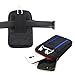 Dual Phone Case for Two Phones, Belt Loop Cell Phone Holder Mobile Carrying Holster Fits 2 iPhone 6/7/8 Plus, X, Galaxy S8/S9 Plus, LG - Tactical Double Pouch Nylon Bag Multipurpose Waist Pack