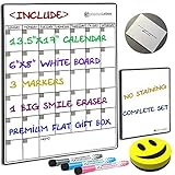Magnetic Dry Erase Calendar for Refrigerator 13.5