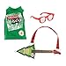 The Elf on the Shelf Holiday Outfit Accessory Value Pack - 3 Different Sets in One - Donut Be Naughty PJs, Customizable 6pc Ugly Sweater Outfit, and Snow Tube, Earmuffs, & Scarf Set