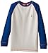 U.S. Polo Assn. Big Boys' Raglan Sleeve Thermal Pullover, Winter White, 10/12
