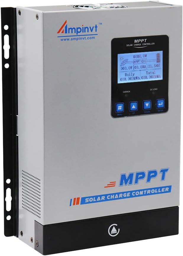 80 Amp MPPT Solar Charge Controller 48V 36V 24V 12V Auto, 80A Solar