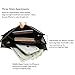 Befen Soft Leather Smartphone Zipper Wristlet Clutch Wallet - Black