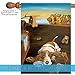 Toland Home Garden 102645 Salvador Doggy-Basset Hound Dog Flag 28x40 Inch Double Sided Dog Garden Flag for Outdoor House Basset Hound Flag Yard Decoration