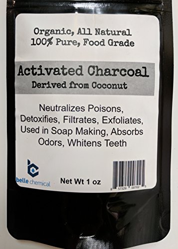 Coconut activated charcoal powder - food grade - organi…