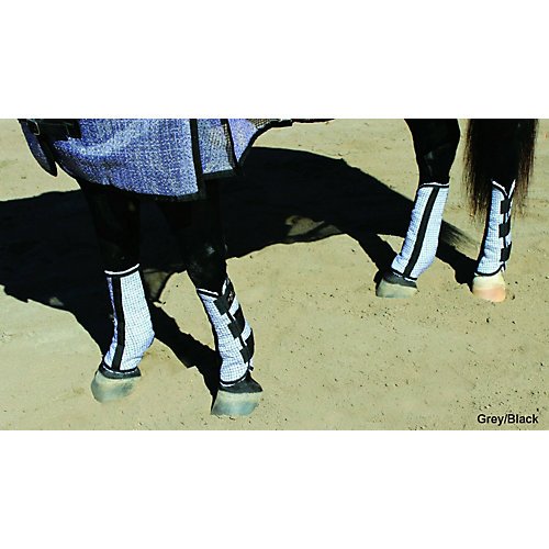 Professional's Choice Fly Boots - Gray/Black,Standard