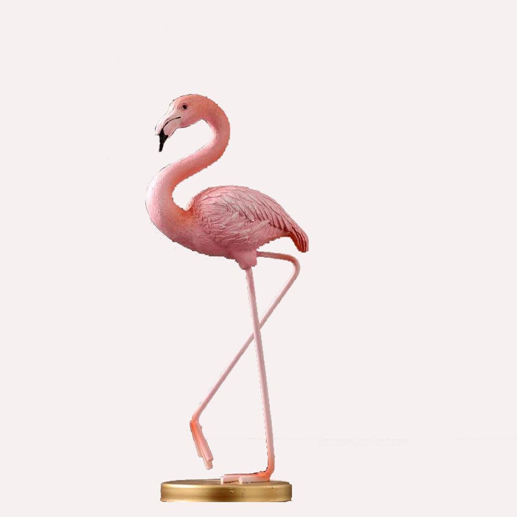 Flower Plant Stand Outdoor Flamingo Flower Decoration Soft Decoration Resin Living Room Wine Cabinet TV Cabinet Decoration Ladder Decorative (Size : B)