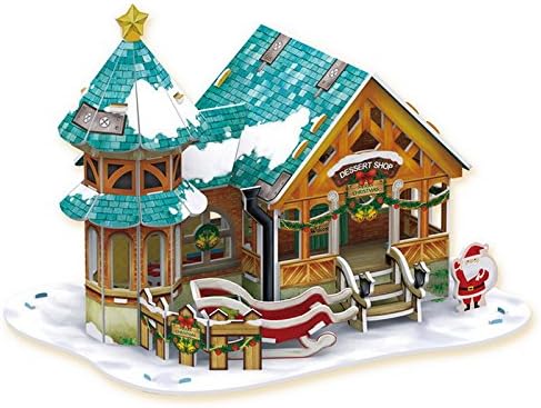 3d Jigsaw Toys Puzzle Model 2017.215.5cm Cabin Christmas Educational Paper Papercraft Home Adornment For Gift