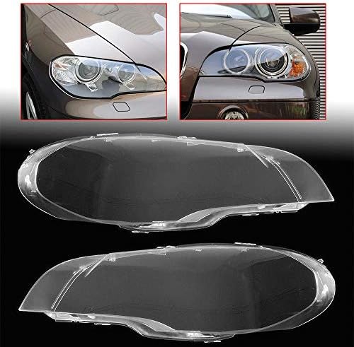 WUPYI2018 Headlight glass diffuser, 2 pieces, headlight cover, right and left.