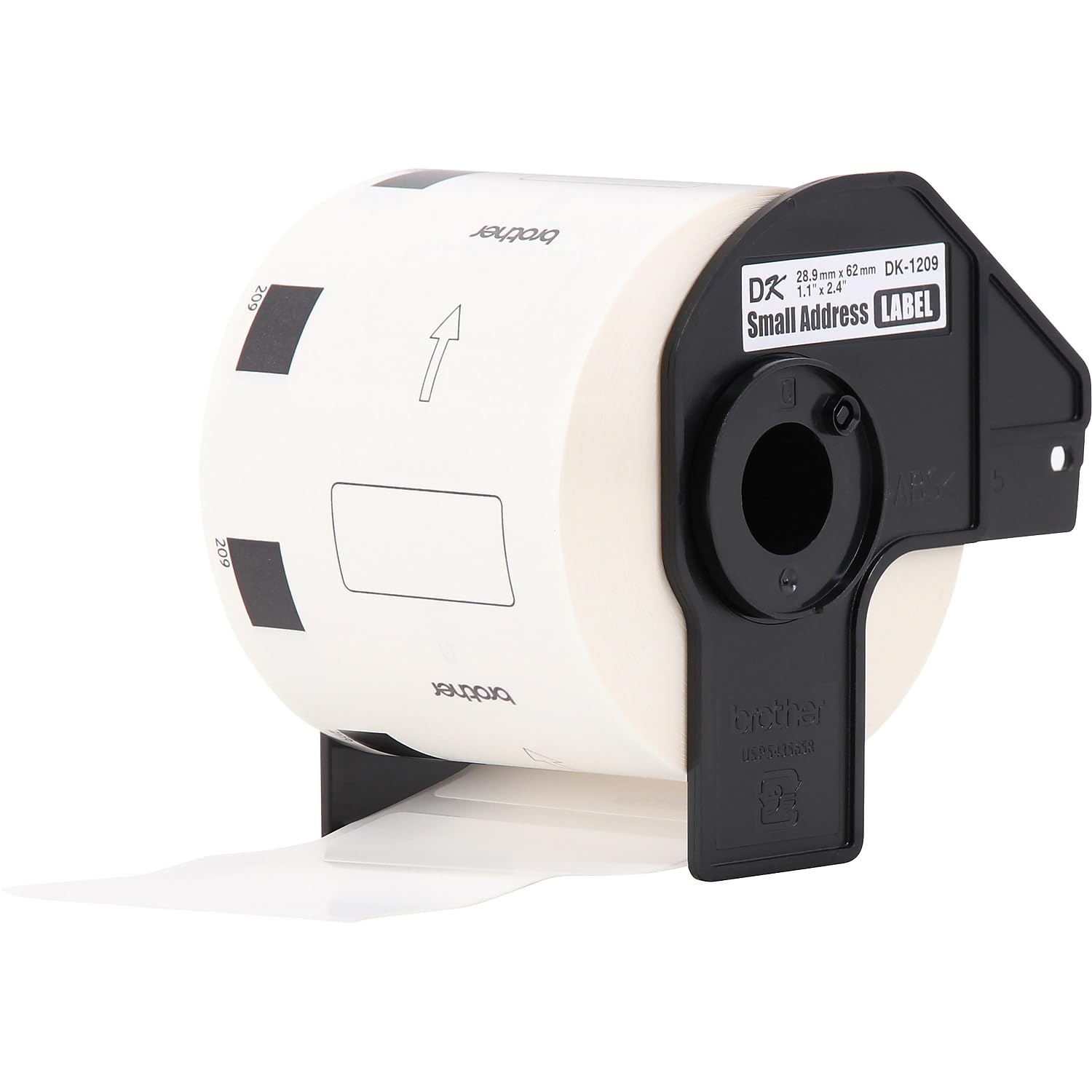 Brother Genuine DK-1209 Small Address Paper Label Roll, Die-Cut Paper Labels, Engineered for Excellence, 800 Labels Per Roll,White, 3 Rolls (DK12093PK)