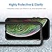 JETech Case for iPhone Xs Max 6.5-Inch, Non-Yellowing Shockproof Phone Bumper Cover, Anti-Scratch Clear Back (Black)