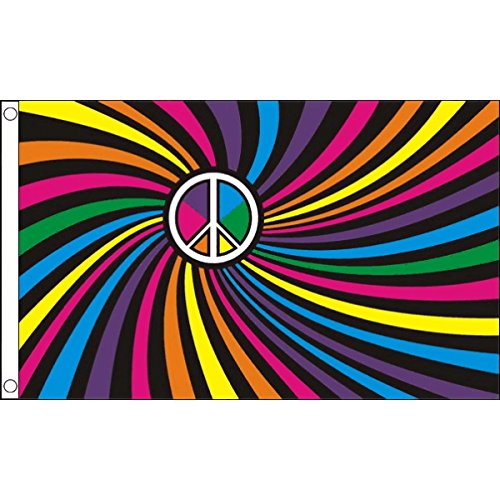 AZ FLAG - Rainbow Swirl Flag - 3x5 Ft - 100D Polyester Gay Pride Banner with Two Metal Grommets - Fade Resistant - Vivid Colors - 3' x 5' Feet - 150x90 Cm — image 1