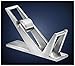 ArtsOnDesk Patented Modern Art Tape Dispenser St202 Stainless Steel Silver Color High-end Desk Accessory Office Organizer Adhesive Transparent Cutter Holder Christmas Fathers Valentines Day Gift.