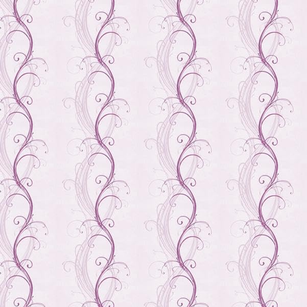 Pack of 5 Dolls House Miniature Pale Indigo Elegant Swirls Wallpaper