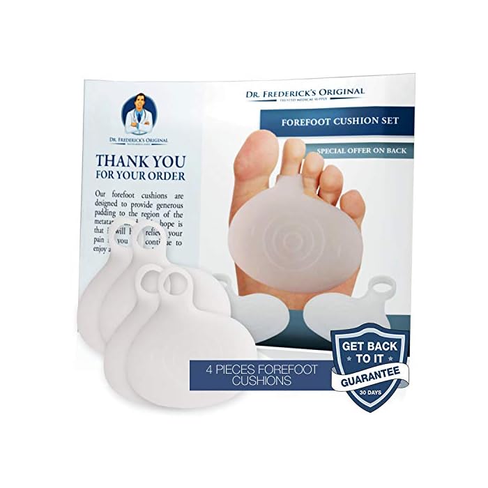 Dr. Frederick's Original Metatarsal Pads 4 Pieces Ball of Foot
