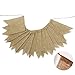 JUSLIN 2 sets of triangle burlap Banner