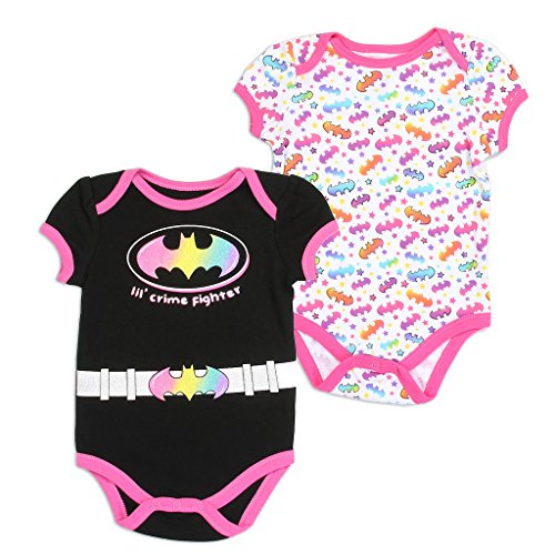 Batgirl Dc Comics Baby Girls Creeper Pack Black Desertcart