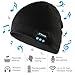 Bluetooth Beanie Hat, Wireless Headphones Cap, Winter Sport Slouchy Skully Men & Women beanie with Headsets Earbuds Earphones Microphone and Volume Control for iPhone Samsung Android Phones (Black)