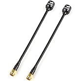 HGLRC RHCP SMA Long Range Antenna FPV Hammer Mini 2.5dBi Super Mini 5.8G for RC Drone (2pcs)