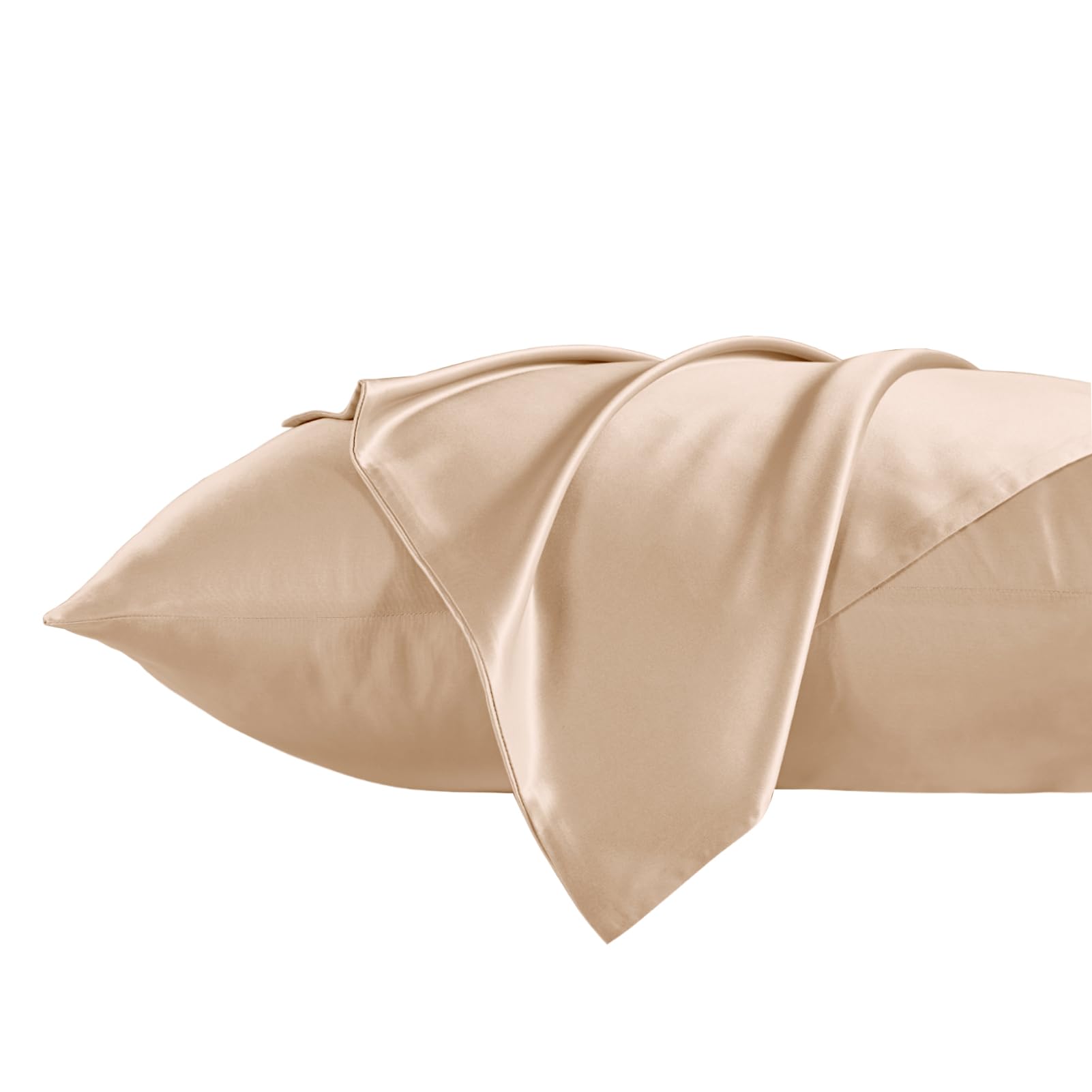 THXSILK 100% 19 Momme Silk Pillowcase Cushion Cover with Zip - Silk Pillow Cover - Super Soft and Smooth Silk Pillow Cover