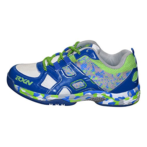 RXN Badminton Shoes 7 White-Blue