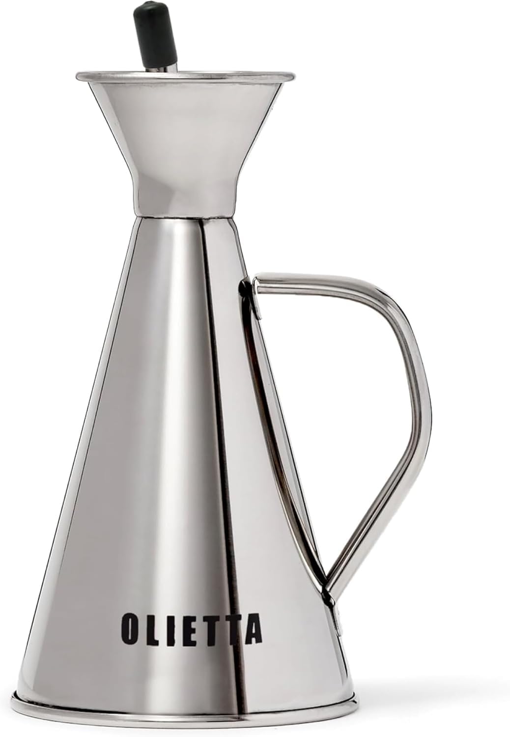 Olietta Oil Dispenser Stainless Steel Non Drip Leak Proof No Mess Olive Oil & Vinegar Pourer & Kitchen Drizzler Bottle 250ML 0.25 Litre Great for Pouring & Drizzling Easy to Clean & Leakproof