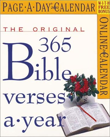 The Original 365 Bible Verses-A-Year Calendar (2003)