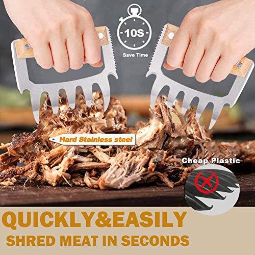 JHK Meat Claws, Bear Claws for shredding Meat Heat Resistant BBQ Bear