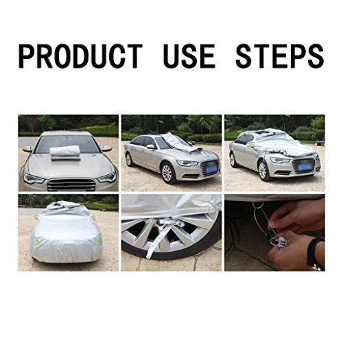Auto Hoezen Compatibel met Car Cover Audi TT | TTS, for All Weather Waterdicht Coupe, Quality polyestertaf 4-laags… - Afbeelding 8