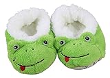 snoozies! Toddler Animal Head Coral Fleece Cozy Slippers
