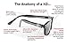 Pacific Coast Original KD's Biker Sunglasses (Black Frame/Yellow Lens)