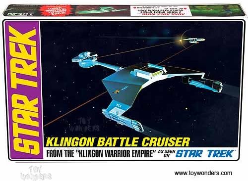 Round 2 AMT - Star Trek Klingon Battle Cruiser (1/650 scale model) AMT720 spaceship model kit rocket