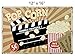 UNiQ Designs POPCORN Cinema Decor Media Room Decor Tin Signs Theater Sign - Movie Room Decor Accessories - Film Decor - Home Movie Theater Decor - Movie Reel Wall Decor - Vintage Movie Decor 12x16