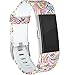 RedTaro Bands Compatible with Fitbit Charge 2, Replacement Accessory Wristbands, Paisley Design, Small