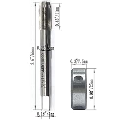 ZOUZMIN 5/16-36 UNS Thread Tap and round Die