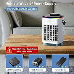 Portable Air Conditioner Cooling Fan, LEAEYFE