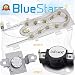 8544771 Dryer Heating Element and 279973 Thermal Fuse & Thermostat Cut Off Kit by Blue Stars - Exact Fit for Whirlpool & Kenmore Dryers Replaces WP8544771 PS11746337 EAP11746337 7154072 AP6013115
