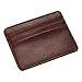 Slim Genuine Leather Wallet Minimalist Money Clip Pocket Wallet, Card Holder