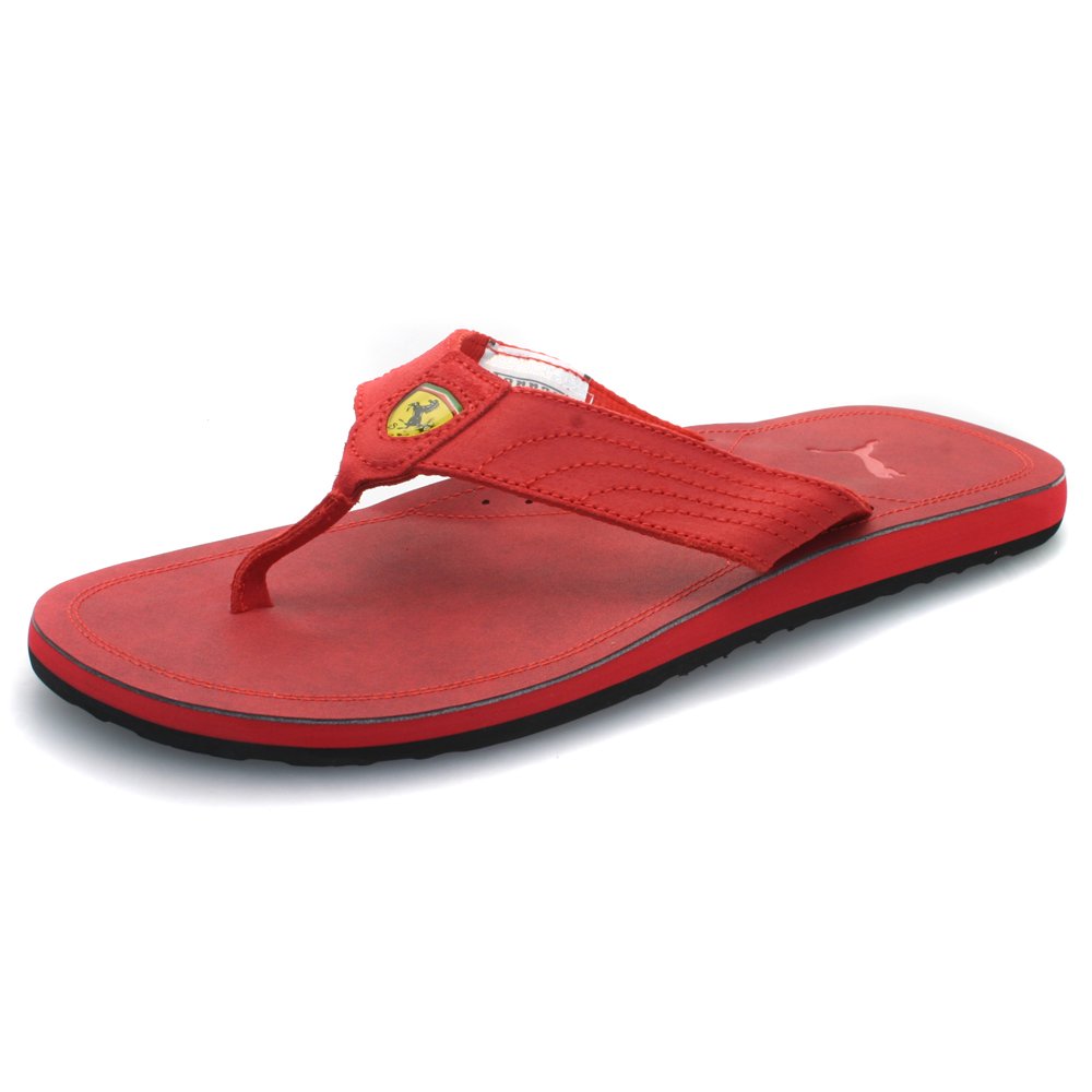 puma flip flops ferrari