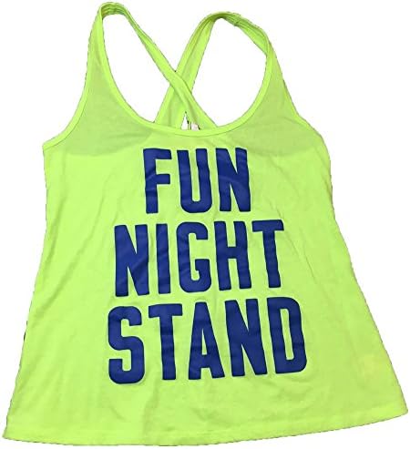 Victoris's Secret Fun Night Stand Sleep Tank Top XS Lime