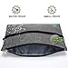 Smell Proof Bag- 11x9 Odor Proof Bag with Mesh Divider- Eliminate Food Herbs Coffee Tea or Smell Scent and Portable for Travel -Zip on Top SmellProof Container-Grey