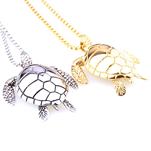 Popular Sea Turtle Pendant Chain Stainless Steel Men