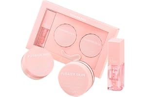 ZUK Pudaier Lip Care Kit, Hydrating Lip Glow Oil, Moisturizing Lip Mask, Exfoliating Lip Scrub, 3 Pcs Lip Care Plumping Makeup Set for Shiny and Nourishing Lips, Dry Lips Treatment