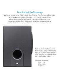 Sistema de sonido de altavoz con subwoofer y control Pod de Cyber ??Acoustics CA 3602FFP 2.1   Ideal para música, películas, multimedia, PC, computadoras portátiles y sistemas de juegos
