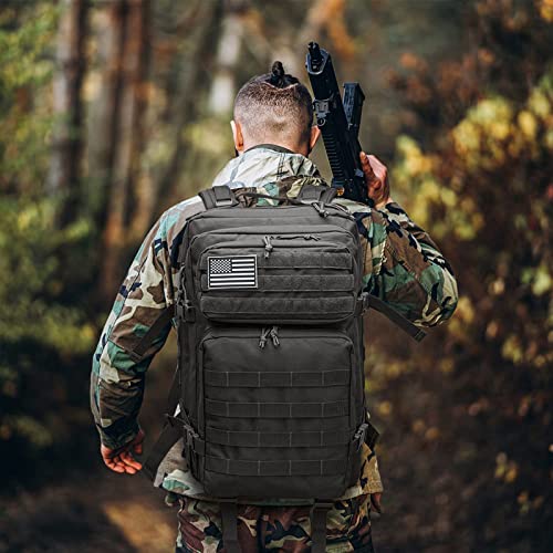 G4Free 40L Military Tactical Backpack 3 Day Assault Survival Molle Pack