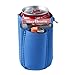 Can with Cigarette and Lighter Holder Slim Can Sleeves Neoprene Beverage Coolers (Blue)