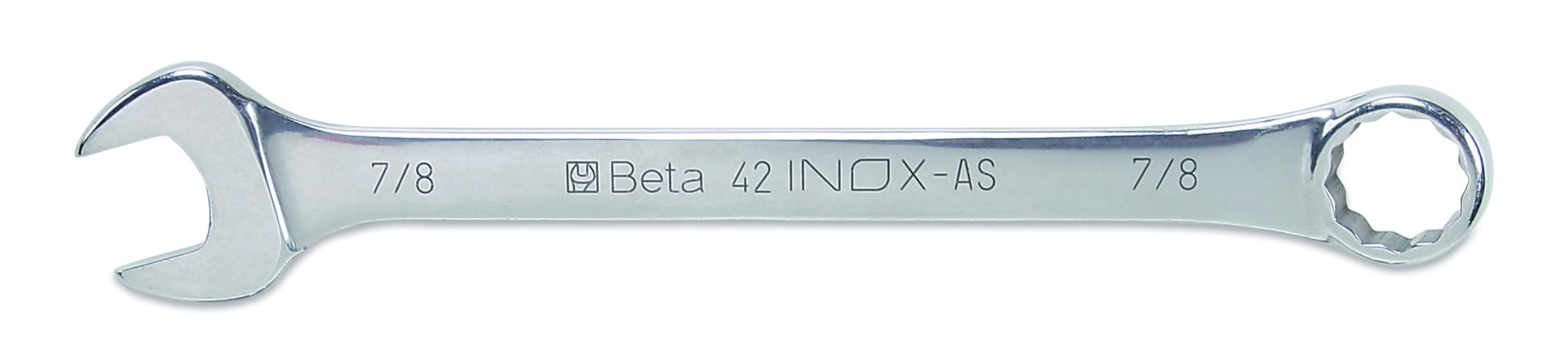 Beta Tools 42INOX Combination Stainless Steel Spanners AS 7/8, 7/8x7/8 mm
