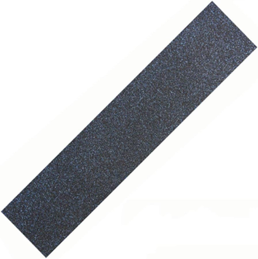 IDE Play Skateboard Griptape,Skateboard Grip Tape Sheet 48x10 inch, Black Scooter Grip Tape, Longboard Griptape, Sandpaper for Rollerboard (124x27cm) Double rocker,Q