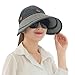 Jemis Women's X-Large Brim Sun Visor (Navy Blue)